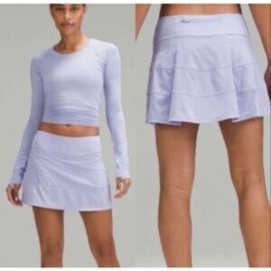 Lululemon Pace Rival Mid-Rise Skirt Lilac Smoke Purple 10